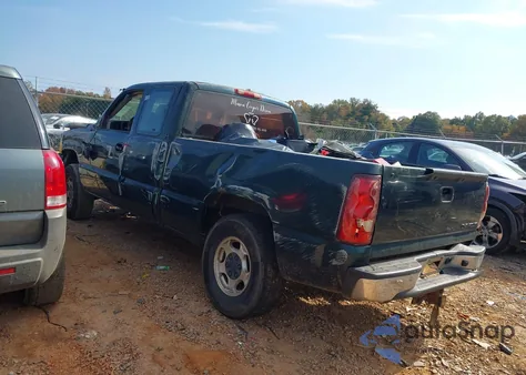 2003 Chevrolet Silverado 1500 Ls из США, поврежденный, VIN 1GCEK19T73E368735